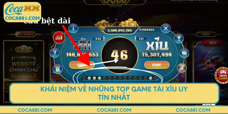 Khái niệm về những top game tài xỉu uy tín nhất