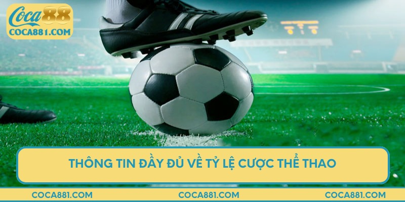 Thông tin đầy đủ về tỷ lệ cược thể thao